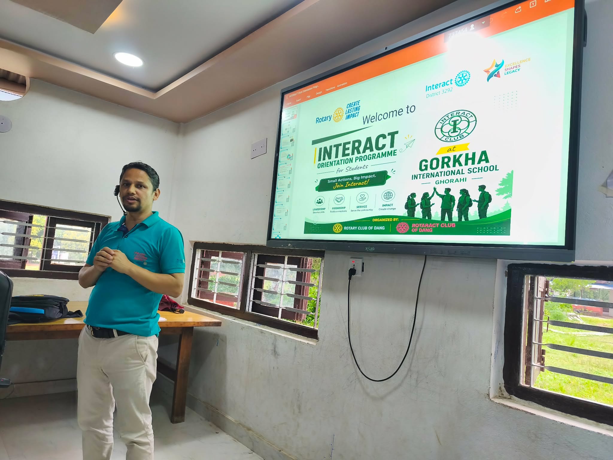Interact Orientation Program Held at Gorkha International School  Ghorahi